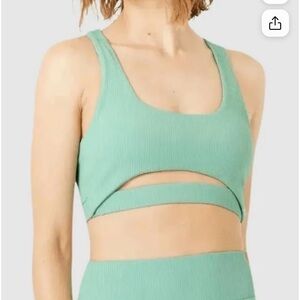 GIGI C Andrea Sports Bra in Sage, NWT